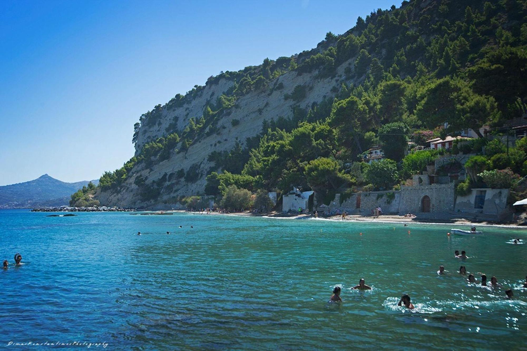 Blue Dream Seaside Villa With Superb Sea Views Kymi Luaran gambar