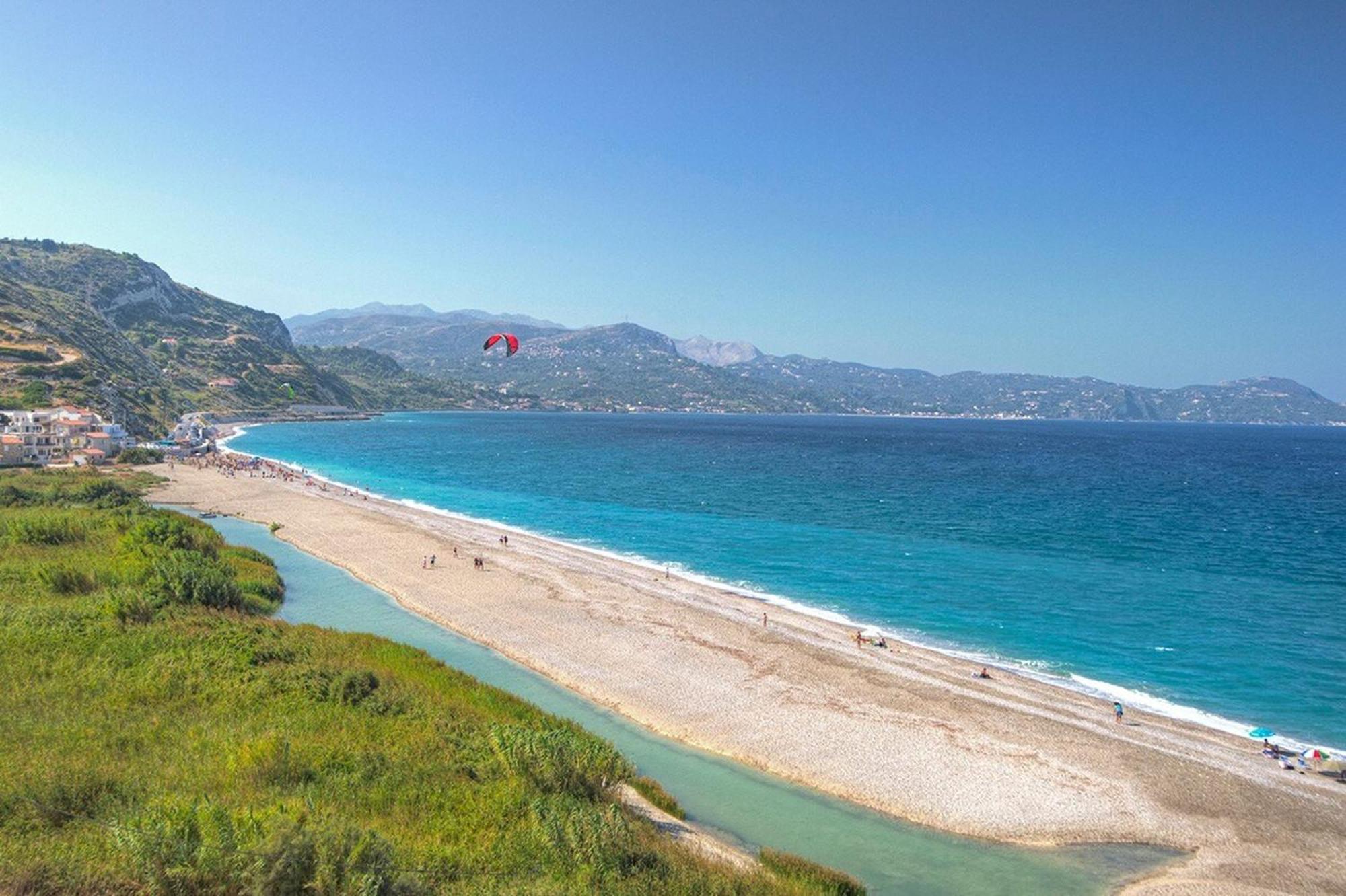 Blue Dream Seaside Villa With Superb Sea Views Kymi Luaran gambar